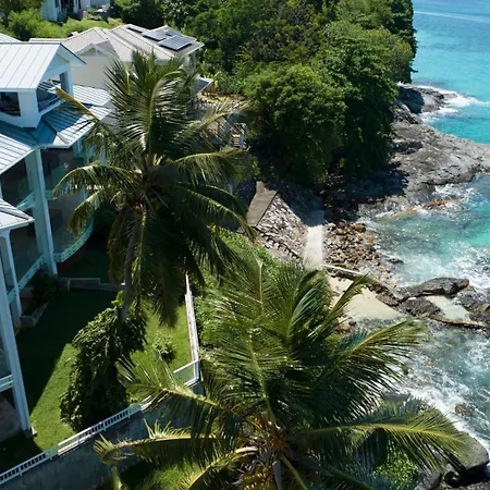 Vallonend Beachfront Villa With Excellent View